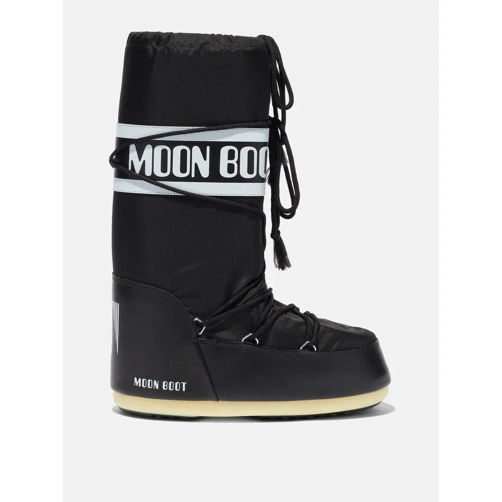 Moon Boot Icon 14004400 PR 3 Snow Boots Women's US 4.5 Black Insulated VER1438 - Picture 9 of 10